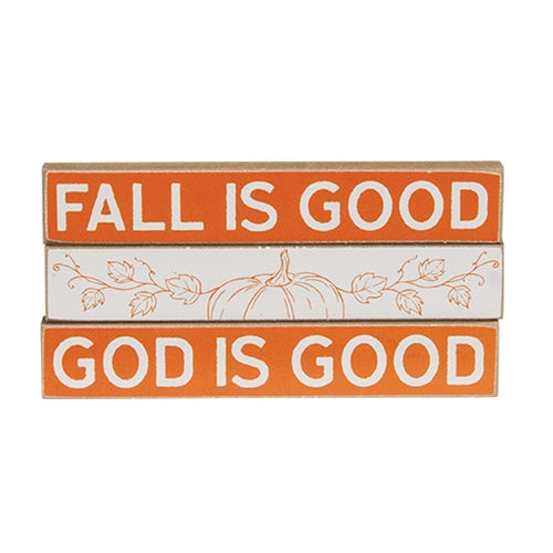 3/Set - Fall Is Good God Is Good Mini Sticks