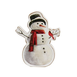 2/Set - Wonderful Christmas Time Box Sign & Snowman Sitter