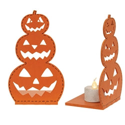 Wooden Halloween Votive Luminary - 3 Asstd.