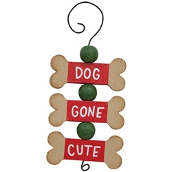 Best Dog Ever Dog Bone Trio Ornament - 2 Asstd.