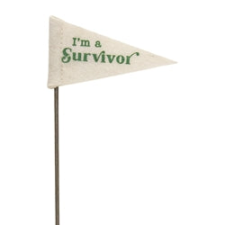 Felt Flag Plant Poke - 4 Asstd