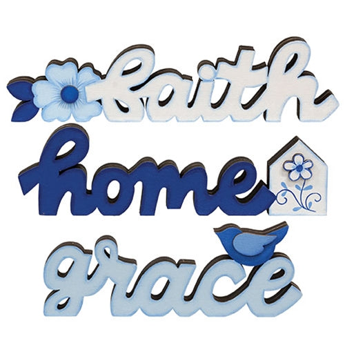 3/Set - Grace Faith Home Word Sitters
