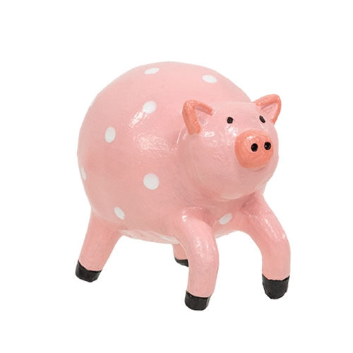 Pink Pig Plant Pot Hanger
