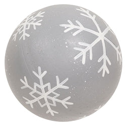 Scattered Snowman & Snowflake Decorative Ball - 4" - 3 Asstd.