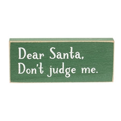 Santa Bruh Rectangle Block - 3 Asstd.