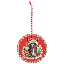 Down on the Farm Round Ornament - 6 Asstd.