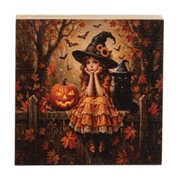 Spooky Harvest Block - 3" Sq. - 3 Asstd.