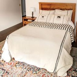 Farmhouse Stripe Duvet Cover Queen
