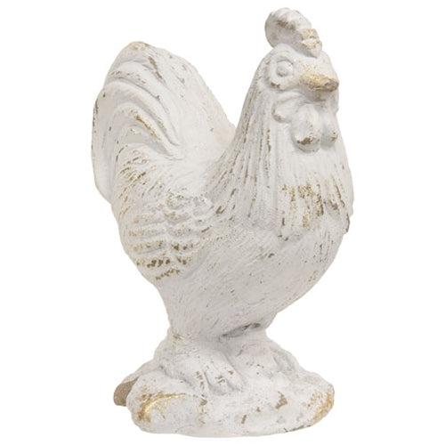 Distressed Gold Flecked Cement Chicken Sitter