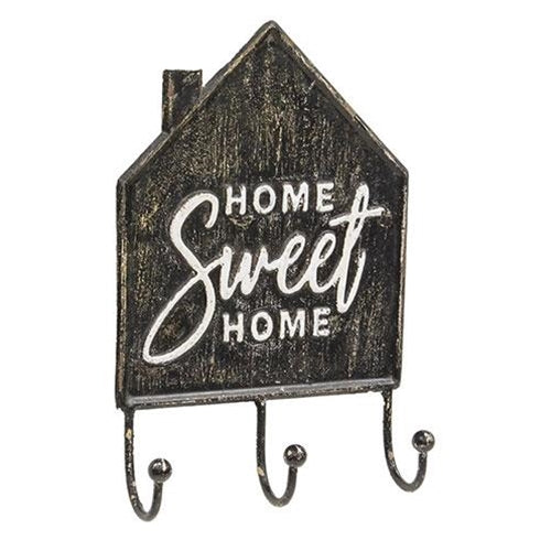 Home Sweet Home House Metal Wall Hook