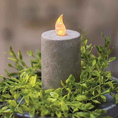 Cement Look Timer Pillar 2.25"x4"