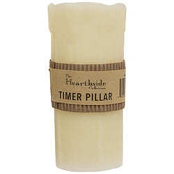 White Drip Pillar Candle 3" x 7"