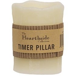 White Drip Pillar Candle 3" x 4"