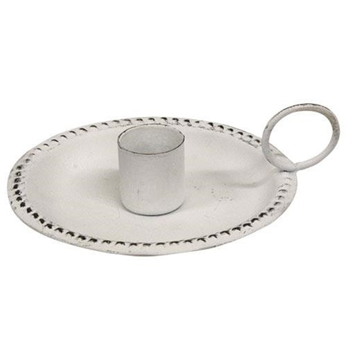 Sarah's Taper Holder White