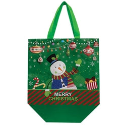Eco-Friendly Reusable Winter Tote Bag - 4 Asstd.