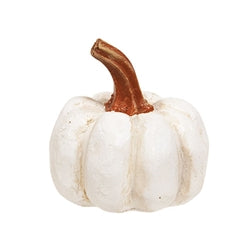 Resin Carved Look Pumpkin - 2.5"H - 3 Asstd.