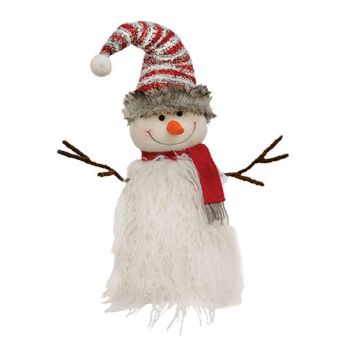 Plush Furry Snowman