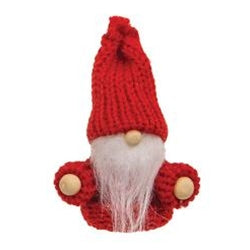 Mini Red & Gray Knit Hat Gnome 2 Asstd.