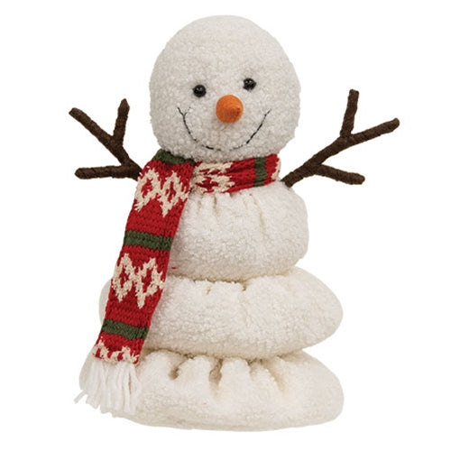 Melting Snowman with Scarf