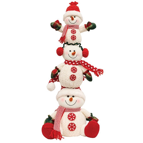 Christmas Snowman Stack