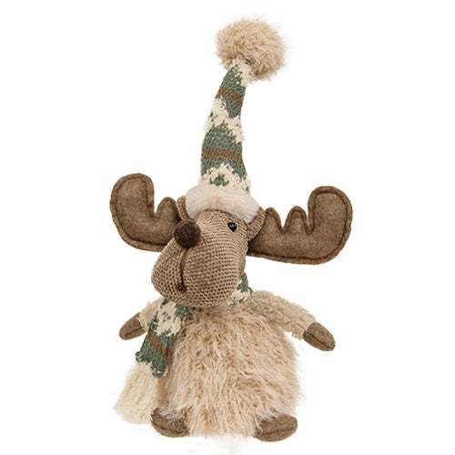 Teal Nordic Print Reindeer