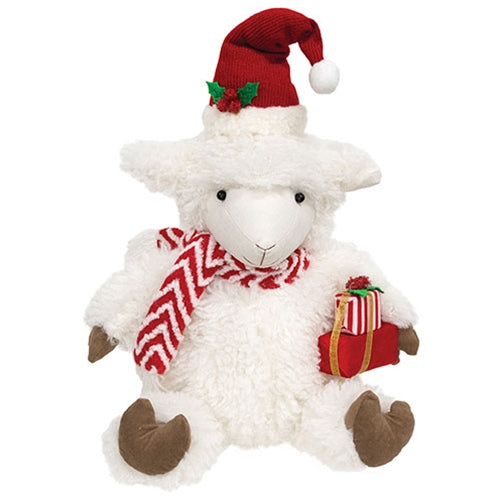 Sheep w/ Christmas Present