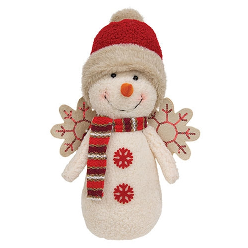 *Angel Snowman w/ Santa Hat