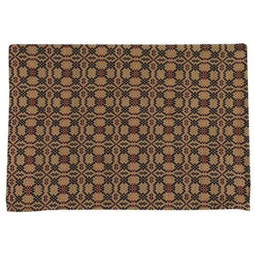 Patriot's Knot Throw Tan/Black/Red