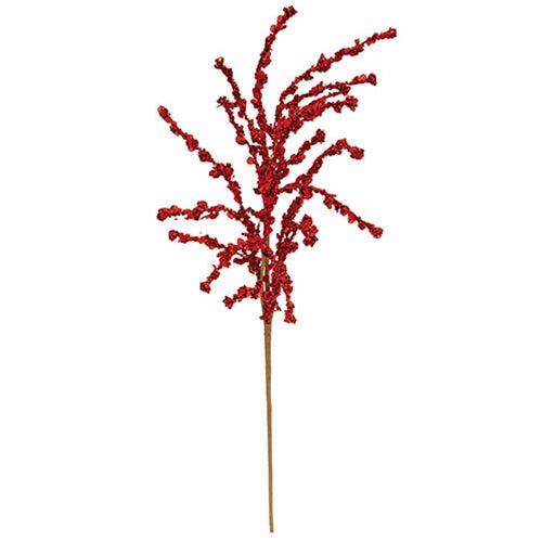 Crimson Sparkle Party Spray - 24"H