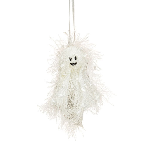 Shaggy Ghost Party Ornament - 6"