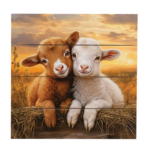Spring Companions Pallet Art - 10" Sq.