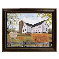 Highland Farms Framed Print - 16x12