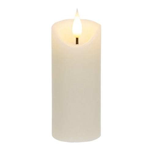 Ivory Blow Out Timer Pillar - 2.25" x 5"