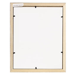 Woodland Snowman w/Broom & Potted Pine Framed Print - 10x8