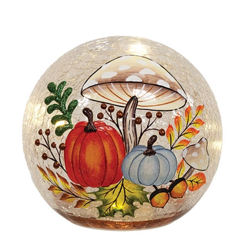 Light Up Mushroom Ball Ornament