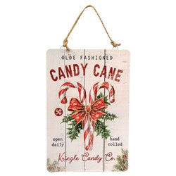 Sleigh Rides North Pole Candy Cane Ornament - 3 Asstd.