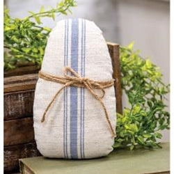 Large Feed Sack Egg With Jute Bow