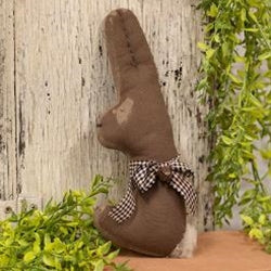 Primitive Chocolate Bunny Ornament