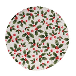 2/Set - Holly Placemat & Trivet