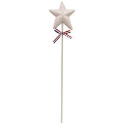 Glittered Americana Star Pick - 16.75"H - 3 Asstd.