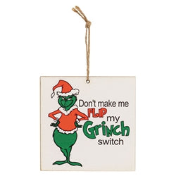 Merry Whatever Grinch Ornament - 4" - 3 Asstd.