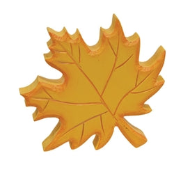 3/Set - Hand Carved Wooden Fall Leaf Sitters