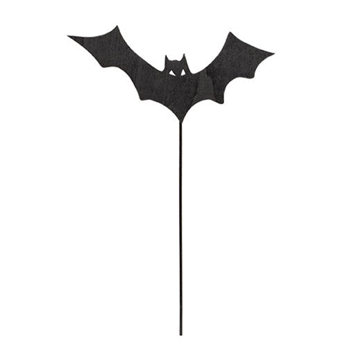 Spooky Halloween Bat Silhouette Planter Stake