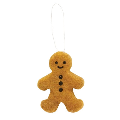 Felted Gingerbread Ornament