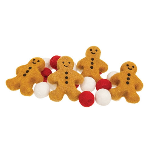 Felted Gingerbread Bowl Filler