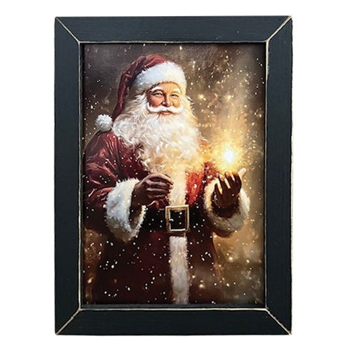 Santa's Magic Framed Print - 12X16