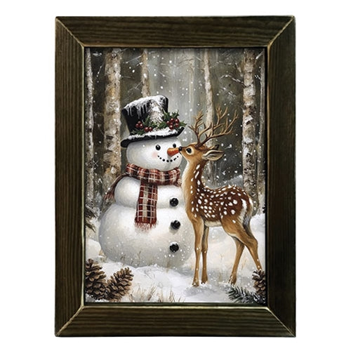 Stealing A Snack Framed Print - 12x16