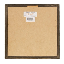 Brown Cow Portrait Framed Print - 12"