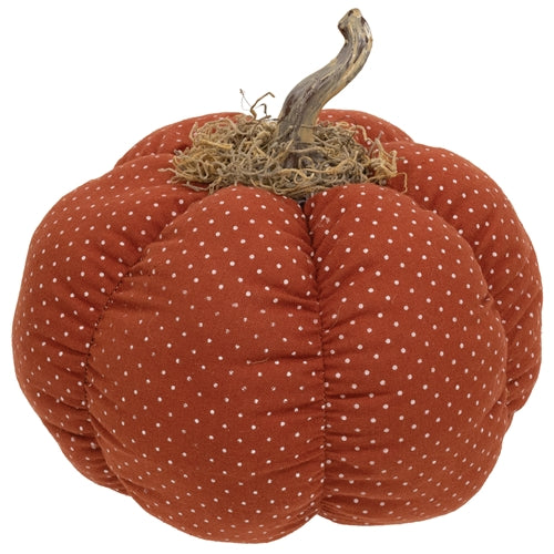 Mossy Orange Polka Dot Pumpkin