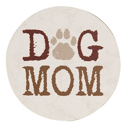 Dog Mom Round Magnet - 3 Asstd.